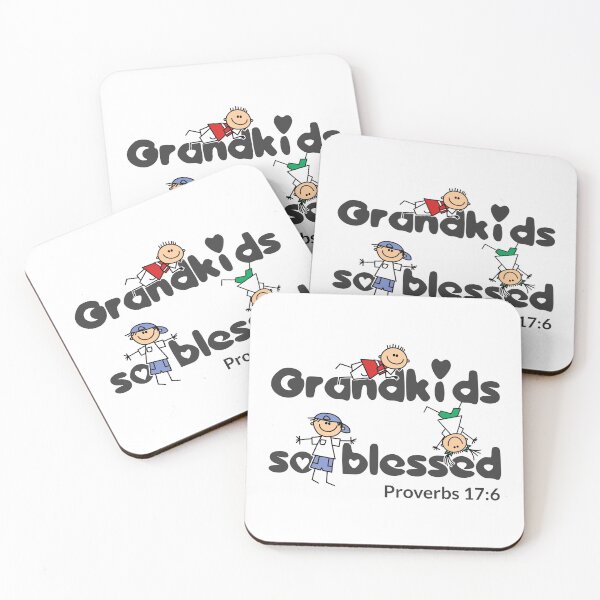 Item preview, Christian Design - Grandkids so Blessed - Proverbs 17 designed and sold by simplydesignart.