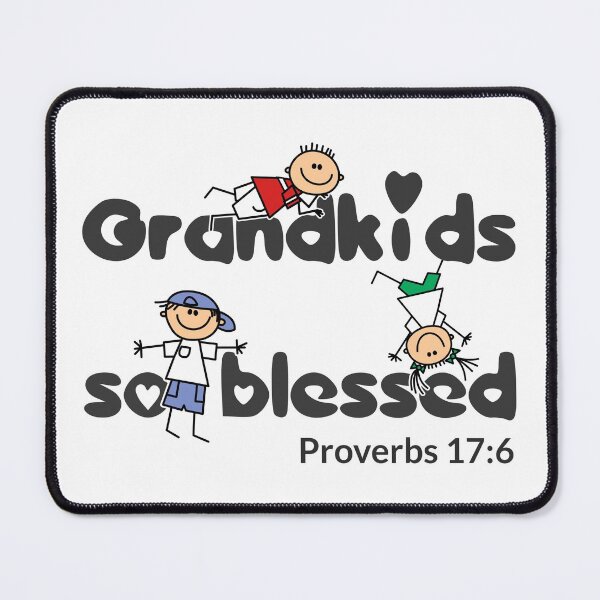 Item preview, Christian Design - Grandkids so Blessed - Proverbs 17 designed and sold by simplydesignart.