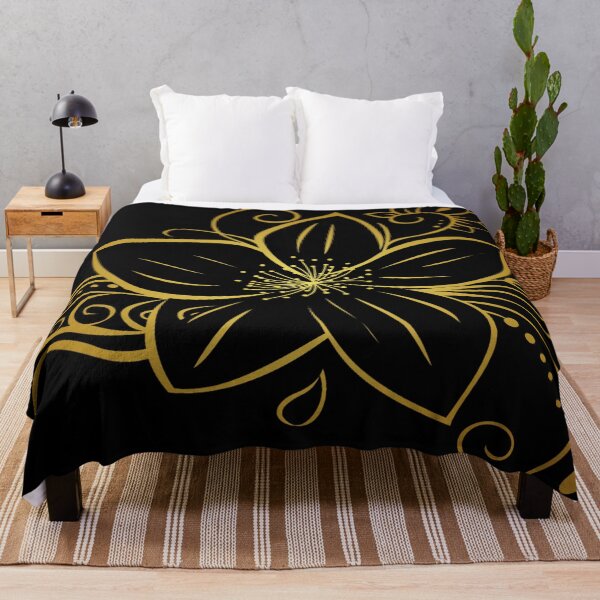 Item preview, Gold flowers designed and sold by grickodd.