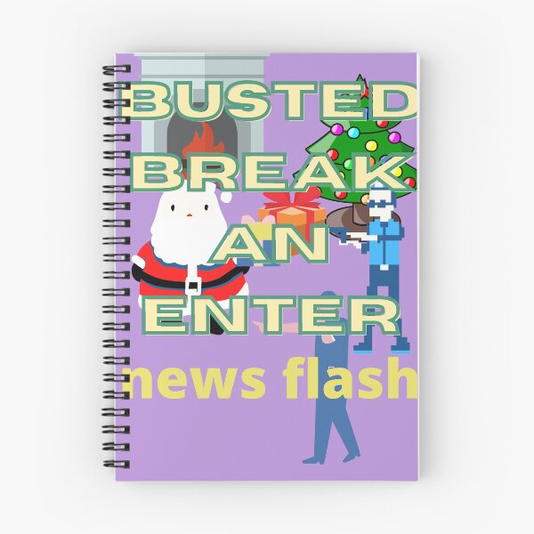 Item preview, busted break an enter designed and sold by Highhocreations.