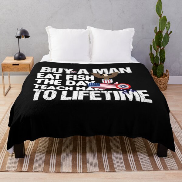 Item preview, Buy a Man Eat Fish - the Day Teach Man to lifetime designed and sold by ARTwy.