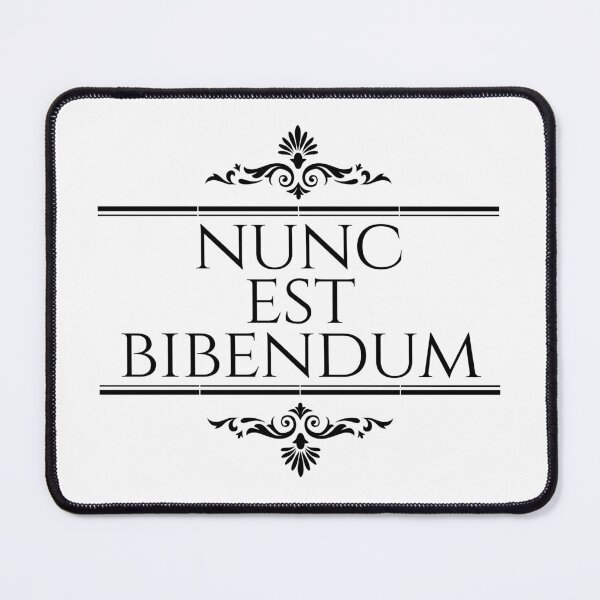 Item preview, Nunc Est Bibendum - Stacked Black - Latin Phrases designed and sold by ElementJourney.