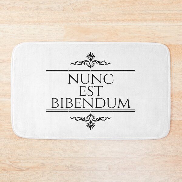 Item preview, Nunc Est Bibendum - Stacked Black - Latin Phrases designed and sold by ElementJourney.
