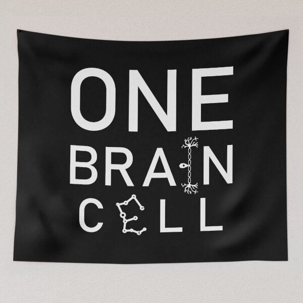 Item preview, One Brain Cell shirts, brain shirts designed and sold by MrAbde.