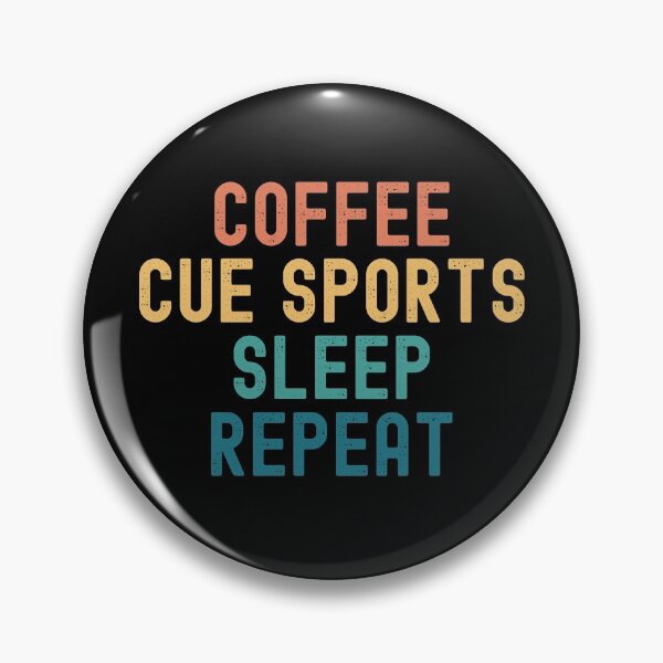 Item preview, Coffee Cue Sports Sleep Repeat - Funny Cue Sports & Coffee Gift designed and sold by kindxinn.