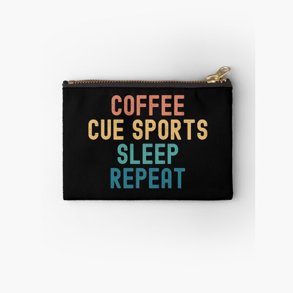 Item preview, Coffee Cue Sports Sleep Repeat - Funny Cue Sports & Coffee Gift designed and sold by kindxinn.
