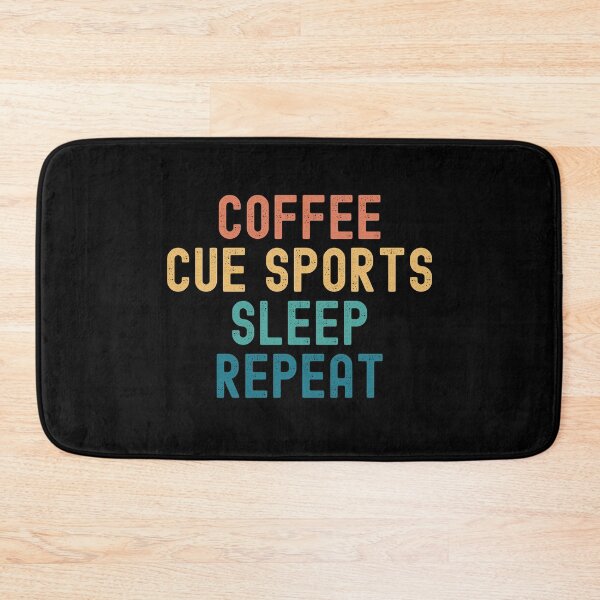 Item preview, Coffee Cue Sports Sleep Repeat - Funny Cue Sports & Coffee Gift designed and sold by kindxinn.