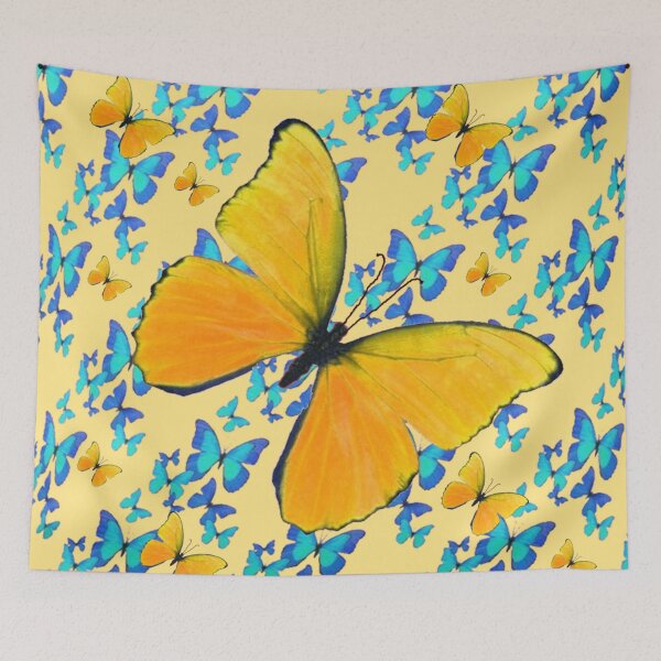 Item preview,   BLUE-YELLOW SPRING BUTTERFLIES PATTERNS designed and sold by sharlesart.