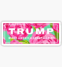 Preppy Trump Logo Lily Inspired Sticker