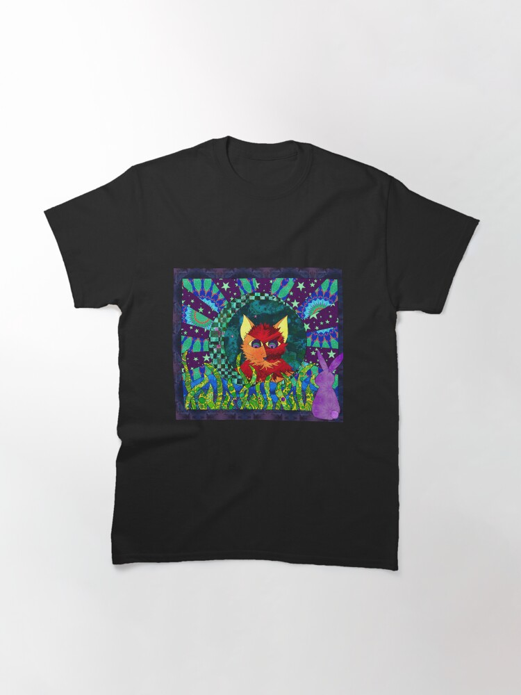 Thumbnail 3 of 7, Classic T-Shirt, Thoughtful Bunny Facetimes Big Daddy designed and sold by MagickMama.