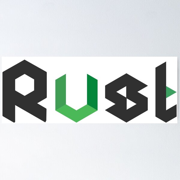 Artikel-Vorschau von RustJS - Rust & NodeJS Crossover-Logo, designt und verkauft von whynotfail.