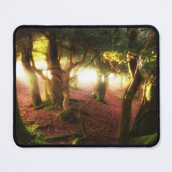 Item preview, Enchanted forest, red leaves, fairies designed and sold by Myartspace.