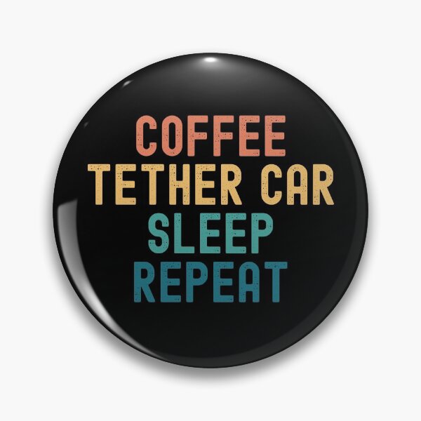 Item preview, Coffee Tether Car Sleep Repeat - Funny Tether Car & Coffee Gift designed and sold by kindxinn.
