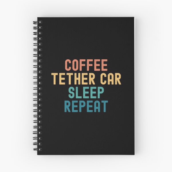 Item preview, Coffee Tether Car Sleep Repeat - Funny Tether Car & Coffee Gift designed and sold by kindxinn.