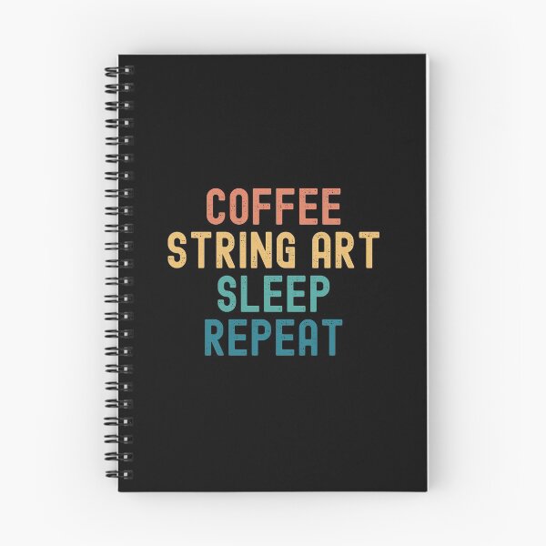 Item preview, Coffee String Art Sleep Repeat - Funny String Art & Coffee Gift designed and sold by kindxinn.