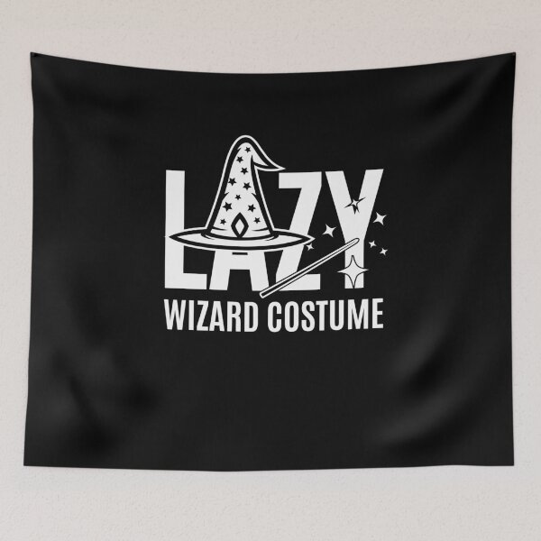 Item preview, Lazy Wizard Costume Halloween Wizard  designed and sold by The Junto Shop.