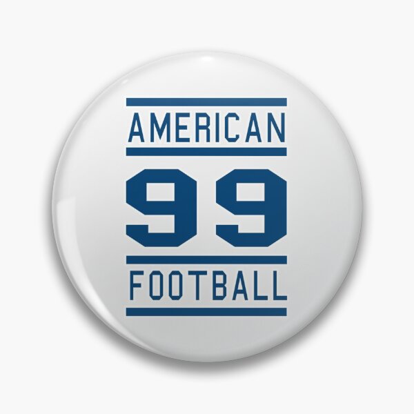 Item preview, American football number 99 blue | Perfect Gift designed and sold by arnetta.
