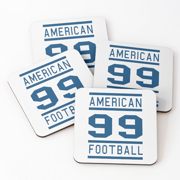 Item preview, American football number 99 blue | Perfect Gift designed and sold by arnetta.