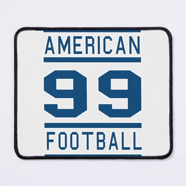 Item preview, American football number 99 blue | Perfect Gift designed and sold by arnetta.
