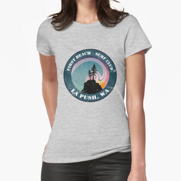 First Beach Surf Club Fitted T-Shirt