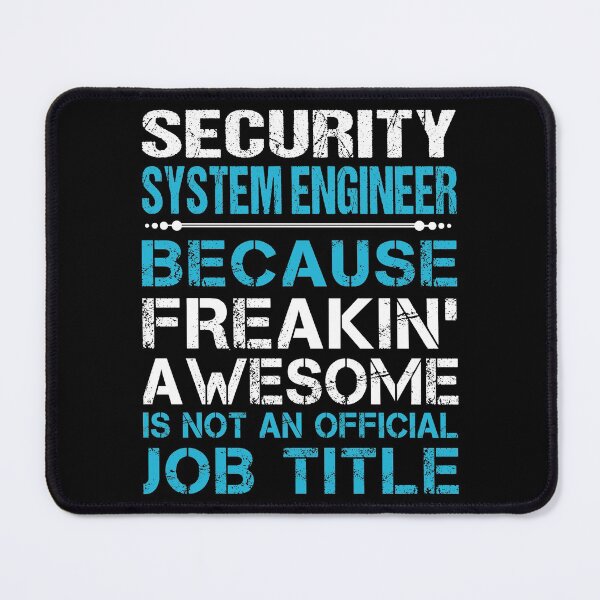 Item preview, Security System Engineer T Shirt - Freaking Awesome Job Gift Item Tee designed and sold by oetate4774.