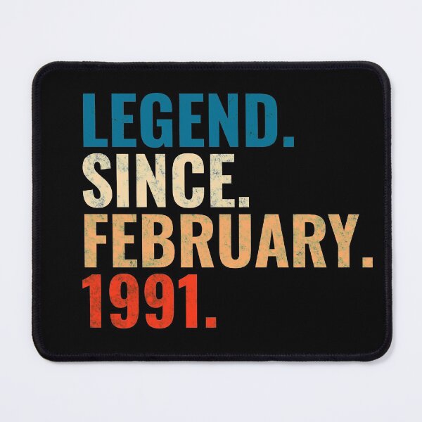Item preview, Legend Since February 1991 Retro Vintage designed and sold by Teelogic.
