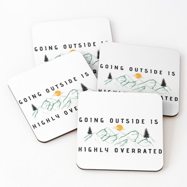 Item preview, Going Outside is Highly Overrated Essential T-Shirt designed and sold by Miss Cabbage.