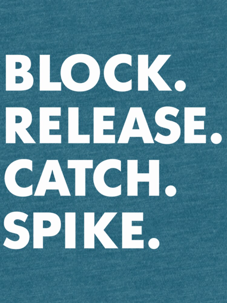 Block.Release.Catch.Spike, funny gift for an NFL fan