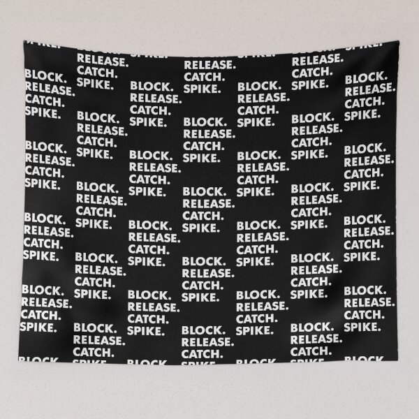 Item preview, Block.Release.Catch.Spike | funny gift for an NFL fan| Perfect Gift designed and sold by arnetta.