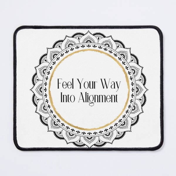 Item preview, Feel Your Way Into Alignment designed and sold by ThatMandalaShop.