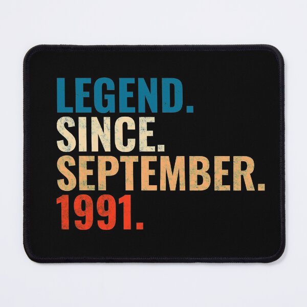 Item preview, Legend Since September 1991 Retro Vintage designed and sold by Teelogic.