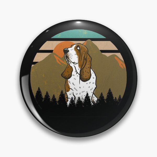 Item preview, Vintage Nature Basset Hound Dog Gift  designed and sold by Guarddogdrive.
