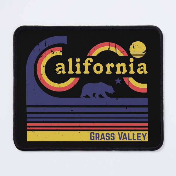 Item preview, Grass Valley - California state,retro beach design designed and sold by JakubkoJunak.