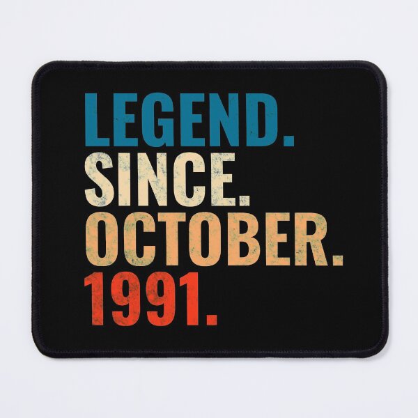 Item preview, Legend Since October 1991 Retro Vintage designed and sold by Teelogic.