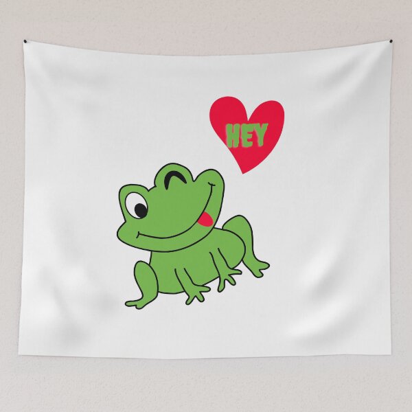 Item preview, Frog says Hey designed and sold by MirartShop.