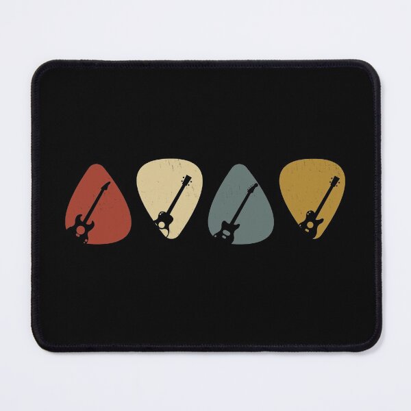 Item preview, Guitar Pick Gift For Guitarist Retro Vintage T-Shirt designed and sold by youssefattigui.