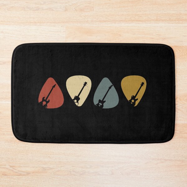 Item preview, Guitar Pick Gift For Guitarist Retro Vintage T-Shirt designed and sold by youssefattigui.