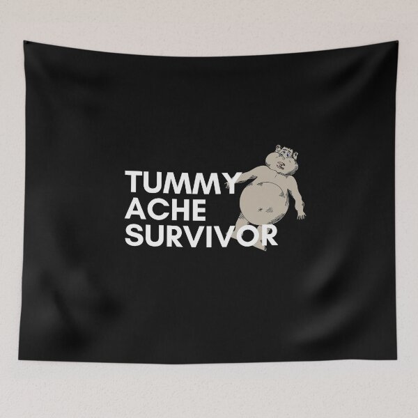 Item preview, Tummy Ache Survivor - Funny Stomach Issues designed and sold by Zyphrost ★★★★★ (✔).
