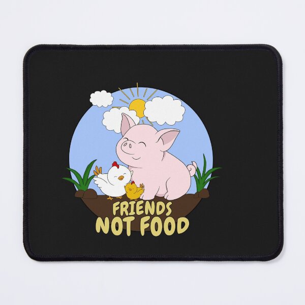 Item preview, Friends Not Food - Cute Pig and Chicken Sticker designed and sold by LarsRegge.