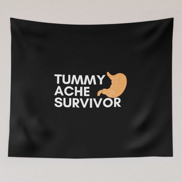 Item preview, Tummy Ache Survivor - Funny Stomach Issues designed and sold by Zyphrost ★★★★★ (✔).