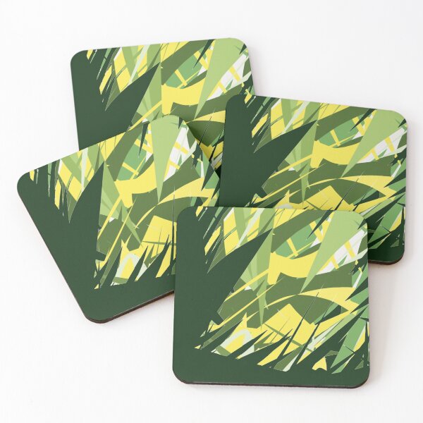 Item preview, Green and yellow camouflage patterns designed and sold by Ishtamari.