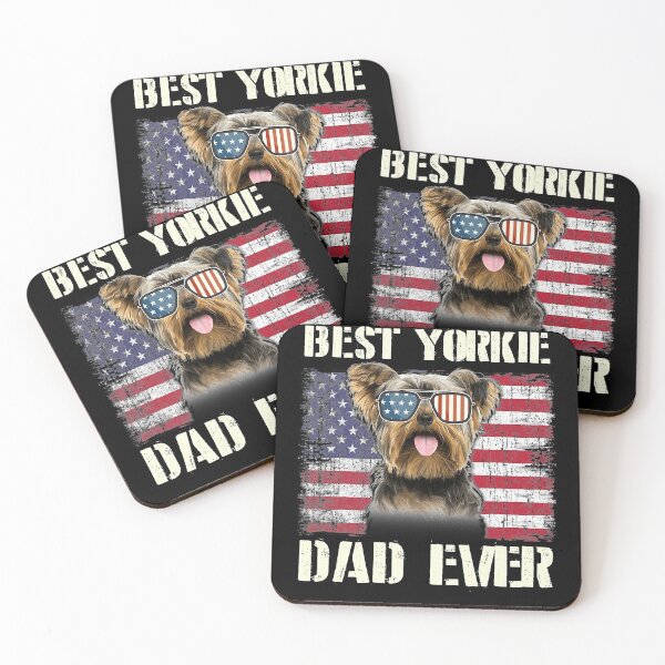 Item preview, Vintage Best Yorkie Dad Ever Flag Us For Pet Owner Father designed and sold by ShopKelliMcKen.