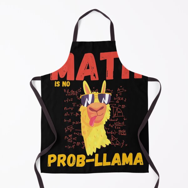 Item preview, Funny Math Teacher Shirt - Funny Math Is No Prob Llama - Gift for math Student,Teacher designed and sold by zakibenj.
