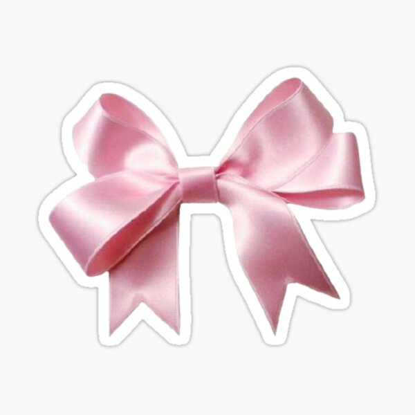 Cute Ribbon Sticker, Cute, Sticker, Aesthetic PNG Transparent