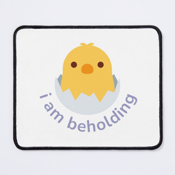 Item preview, beholding chick designed and sold by goblinbabe.