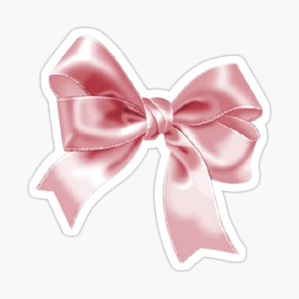 Pink Bow Sticker