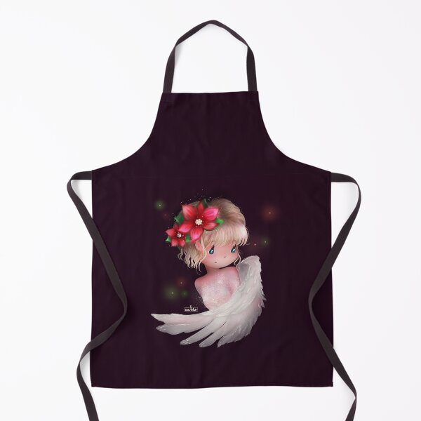 Item preview, Christmas Angels with Winter Plants series - 05 POINSETTIA designed and sold by cisviolin.