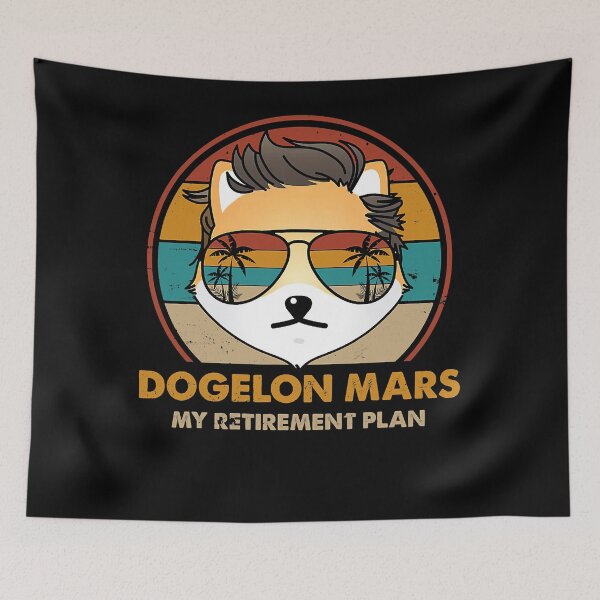 Item preview, Vintage Dogelon Mars My Retirement Plan Dogelon Mars Token designed and sold by ShopKelliMcKen.