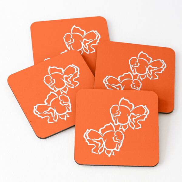 Item preview, Oranda Goldfish Logo 3 en fondo negro designed and sold by Nosnah.