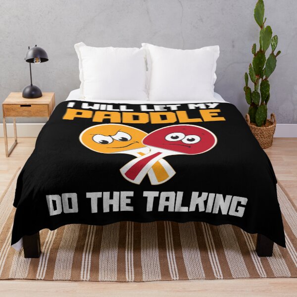 Item preview, I Will Let My Paddle Do The Talking, Funny Ping Pong Quote designed and sold by Kaladzishop.
